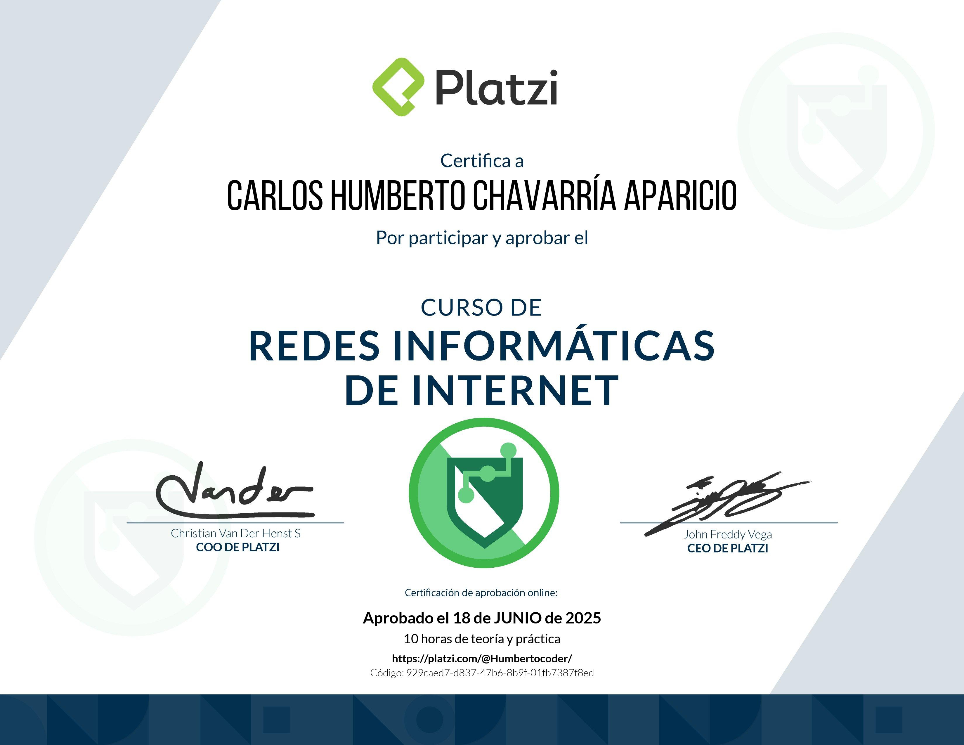 Diploma redes